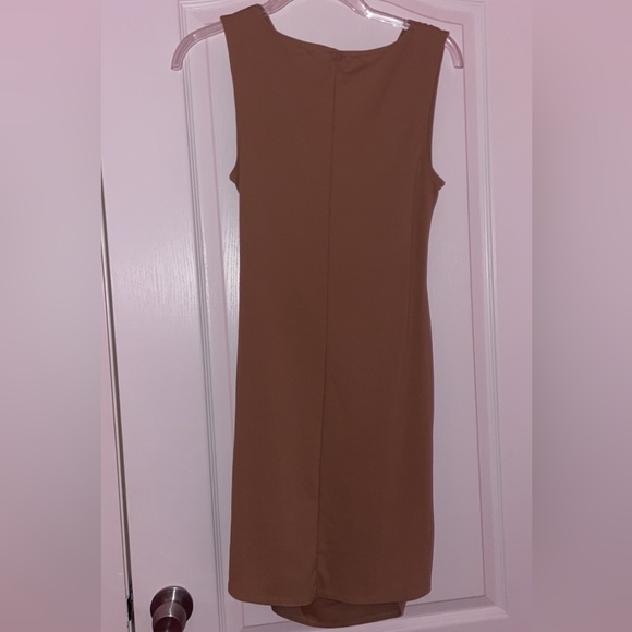 Tan Cut out mini dress - Picture 2 of 2